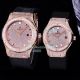 Hublot Classic Fusion Replica Watch Diamond Rose Gold Case Black Leather Strap (6)_th.jpg